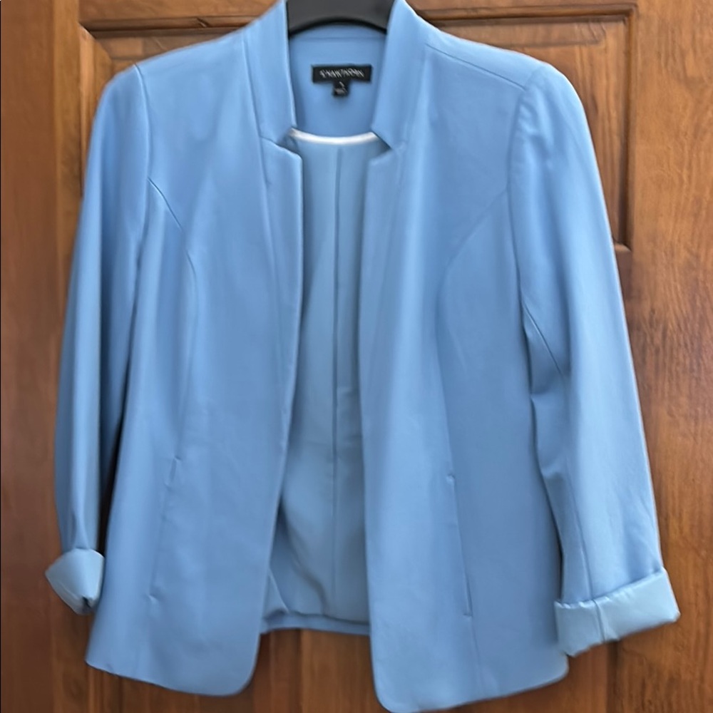 41 Hawthorn Women's robin’s egg blazer